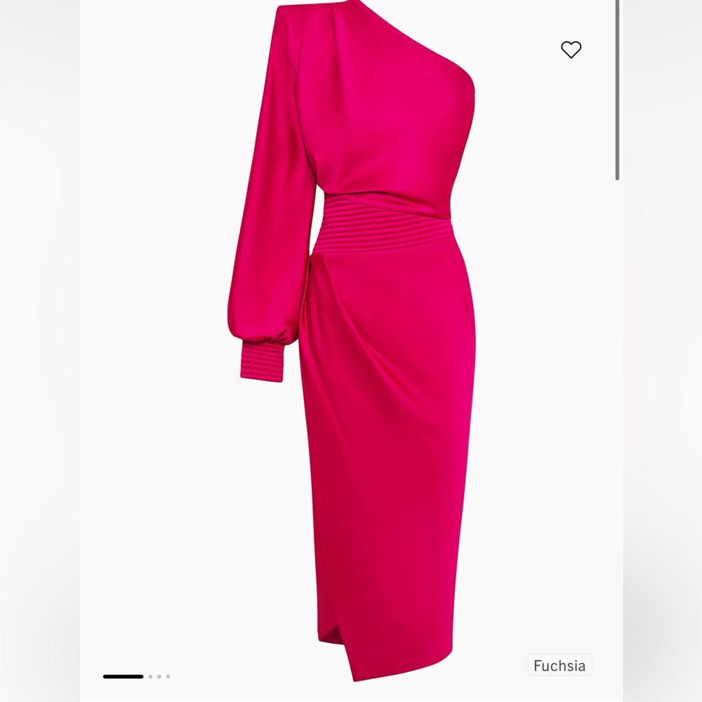 Zhivago I Got You Satin Midi-Dress. New with tag